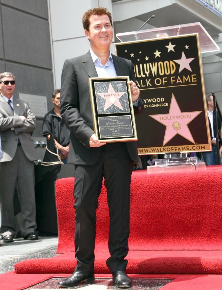 Simon Fuller;<br>Simon Fuller Receives A Star on The Hollywood Walk of Fame