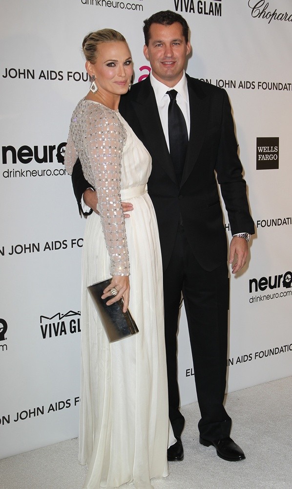 Molly Sims;Scott Stuber;<br>21st Annual Elton John AIDS Foundation's Oscar Viewing Party