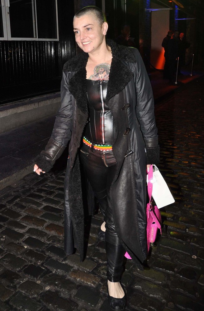 Sinead O'Connor;<br>Sinead O'Connor Exits The Stage Door of The Olympia