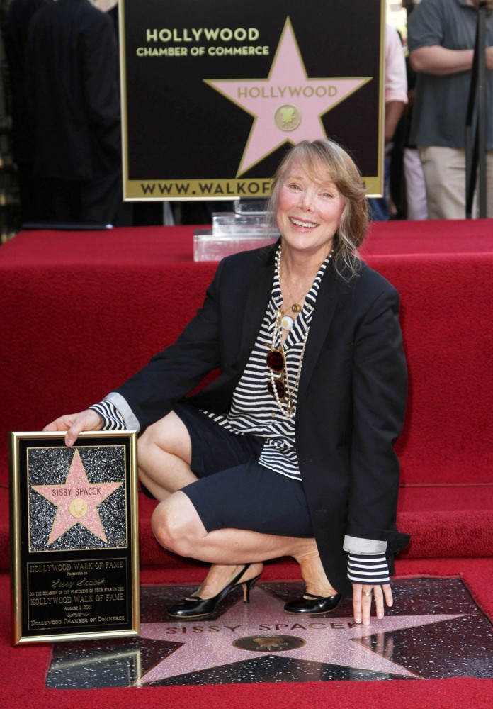 Sissy Spacek;<br>Sissy Spacek Receives A Star on The Hollywood Walk of Fame