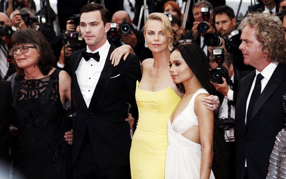 Margaret Sixel;Nicholas Hoult;Charlize Theron;Zoe Kravitz;George Miller;<br>68th Annual Cannes Film Festival - Mad Max: Fury Road - Premiere