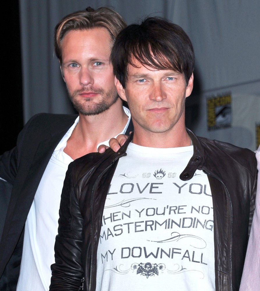 Alexander Skarsgard;Stephen Moyer;<br>2011 Comic Con Convention - Day 2 - True Blood - Press Conference