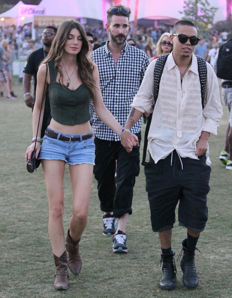 Cora Skinner;Evan Ross;<br>Celebrities at The 2012 Coachella Valley Music and Arts Festival - Week 2 Day 2