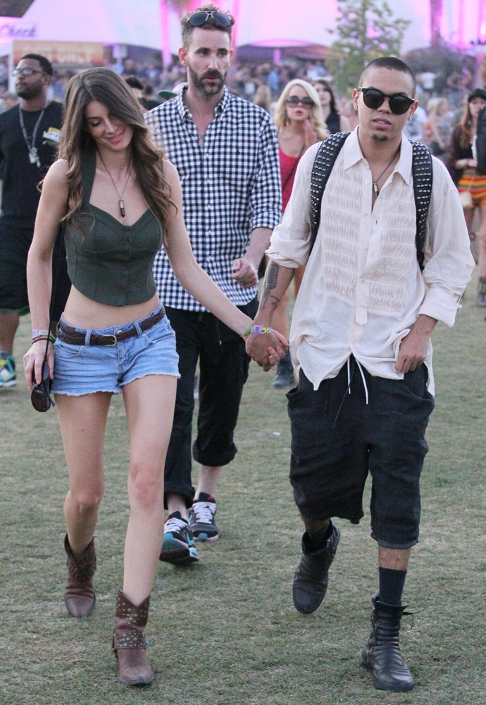 Cora Skinner;Evan Ross;<br>Celebrities at The 2012 Coachella Valley Music and Arts Festival - Week 2 Day 2