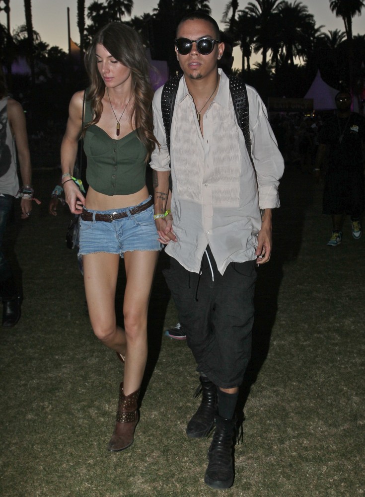 Cora Skinner;Evan Ross;<br>Celebrities at The 2012 Coachella Valley Music and Arts Festival - Week 2 Day 2