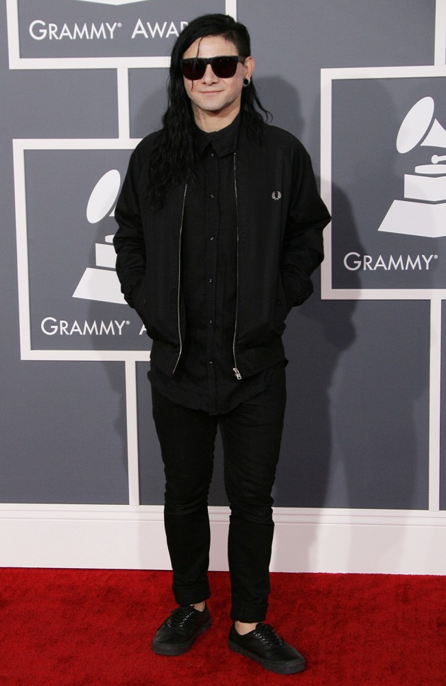 Skrillex;<br>55th Annual GRAMMY Awards - Arrivals