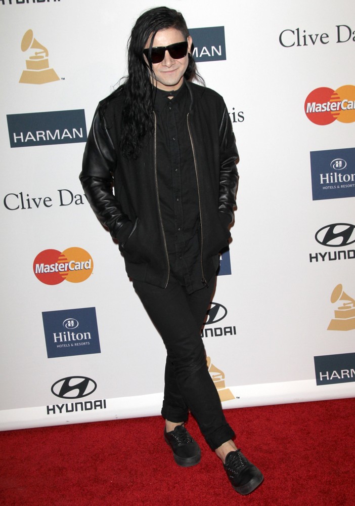 Skrillex;<br>Clive Davis and The Recording Academy's 2013 Pre-Grammy Gala and Salute to Industry Icons