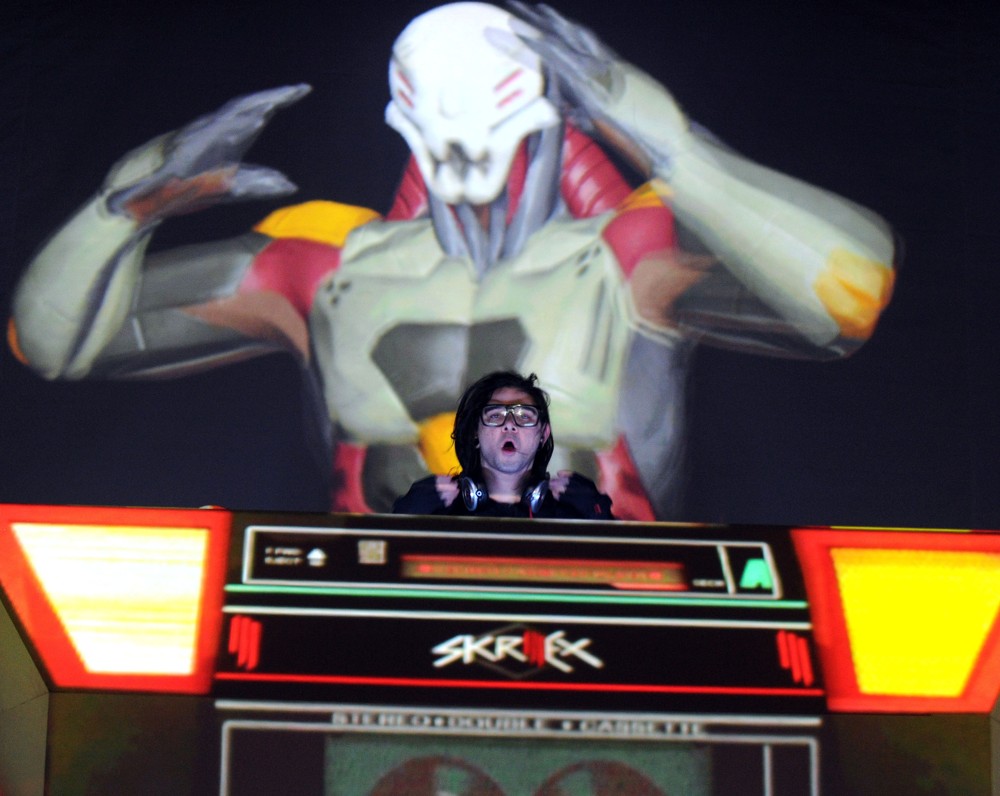 Skrillex;<br>Skrillex Performing His Sold Out Show The Heineken Music Hall