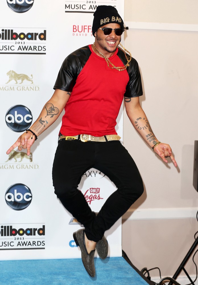 SkyBlu;LMFAO;<br>2013 Billboard Music Awards - Press Room