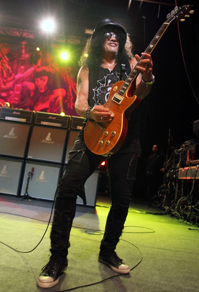 Slash;<br>Slash Performing at Hisense Arena