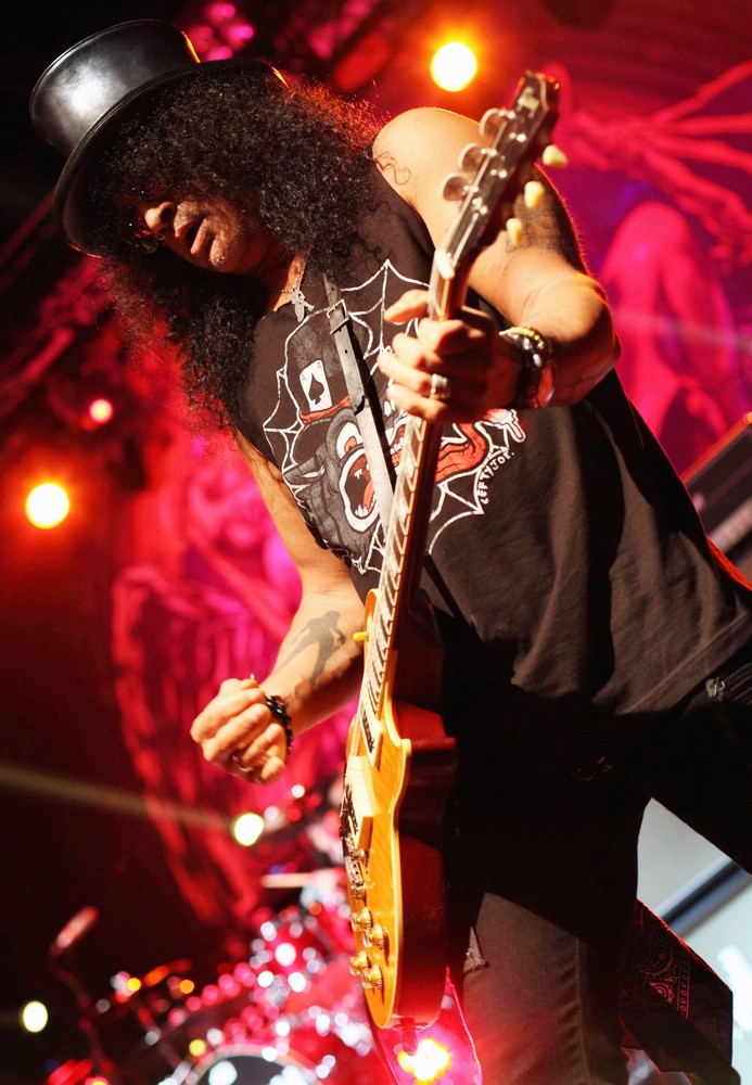 Slash;<br>Slash Performing at Hisense Arena