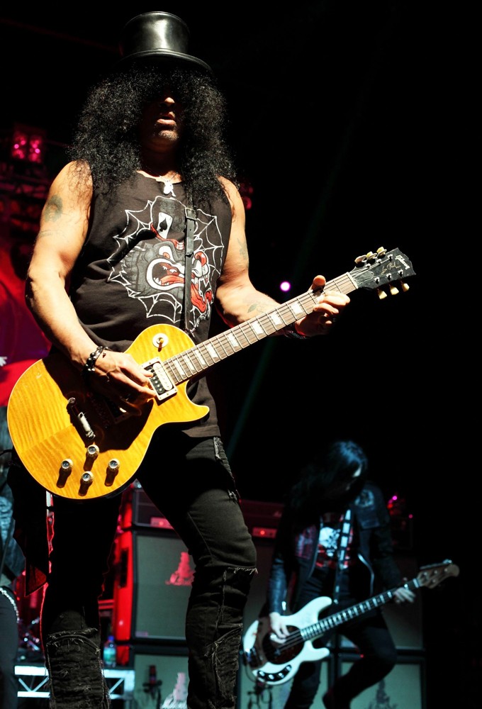 Slash;<br>Slash Performing at Hisense Arena