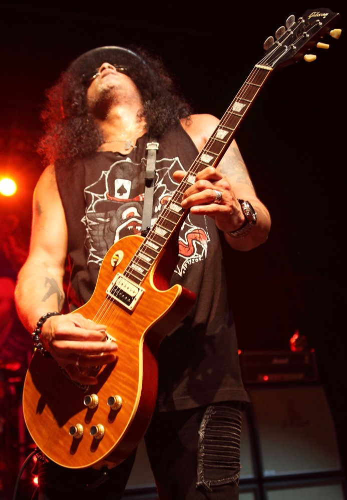 Slash;<br>Slash Performing at Hisense Arena