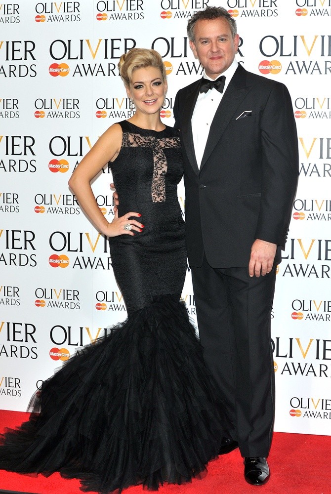 Sheridan Smith;Hugh Bonneville;<br>The Olivier Awards 2013 - Press Room