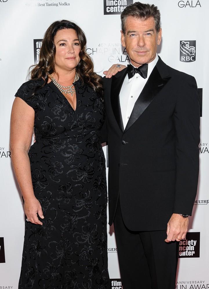 Keely Shaye Smith;Pierce Brosnan;<br>40th Anniversary Chaplin Award Gala Honoring Barbra Streisand