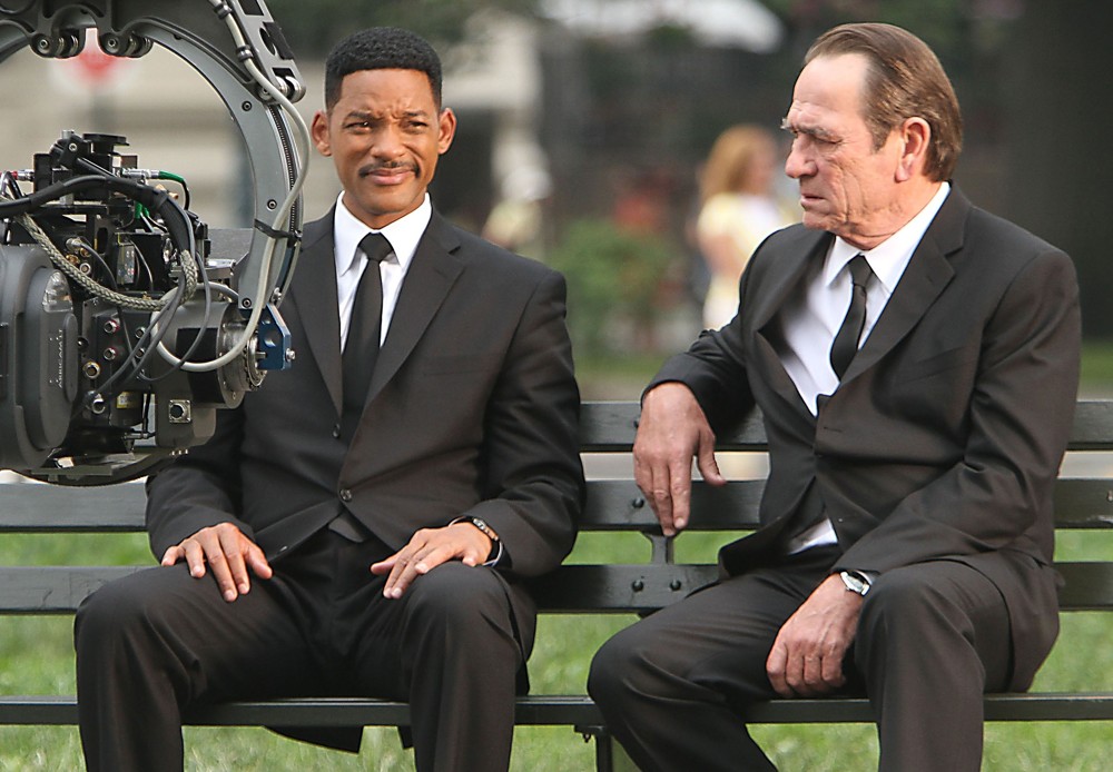 Tommy Lee Jones Men In Black 3 Tommy Lee Jones Picture 1 - Shooting on Location for Men in Black 3