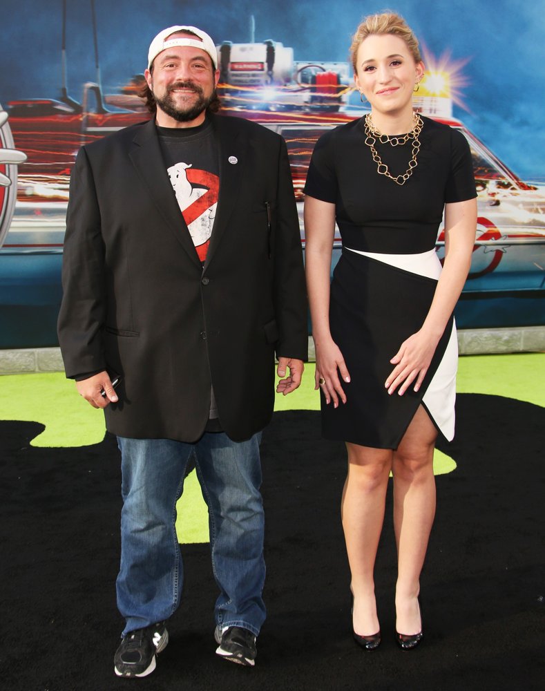 Kevin Smith;Jennifer Schwalbach Smith;<br>Los Angeles Premiere of Ghostbusters - Arrivals