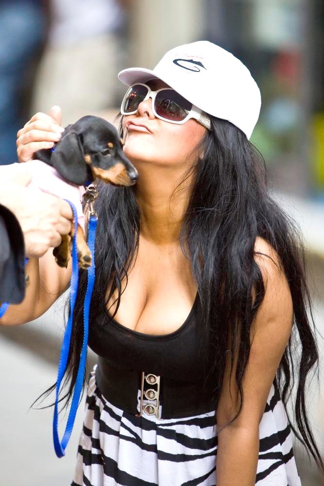 Snooki;<br>Snooki Shows Her Love for Dogs
