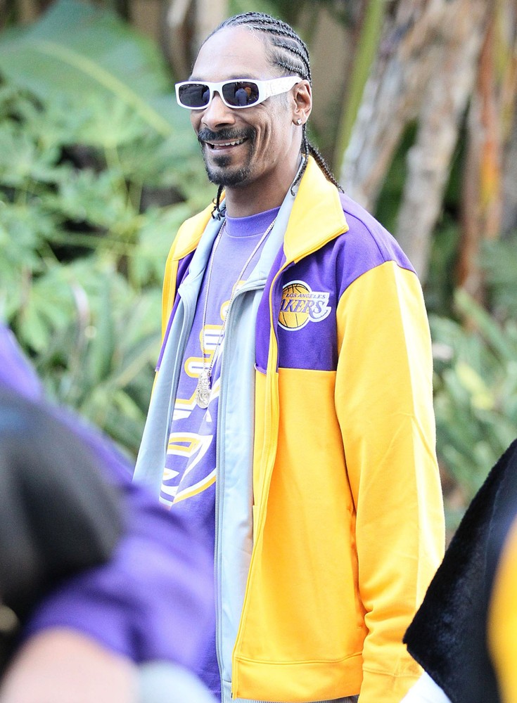Snoop Dogg Picture 93 - Celebrity Arrivals At The Basketball Match