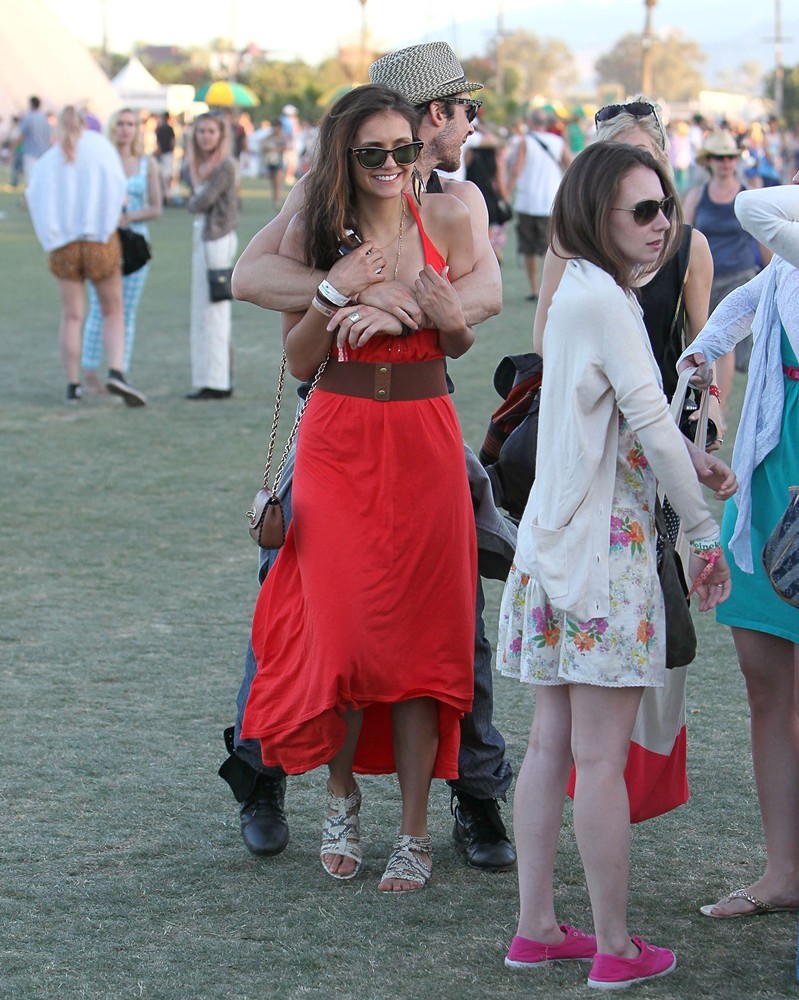 Ian Somerhalder;Nina Dobrev;<br>Celebrities at The 2012 Coachella Valley Music and Arts Festival - Day 3