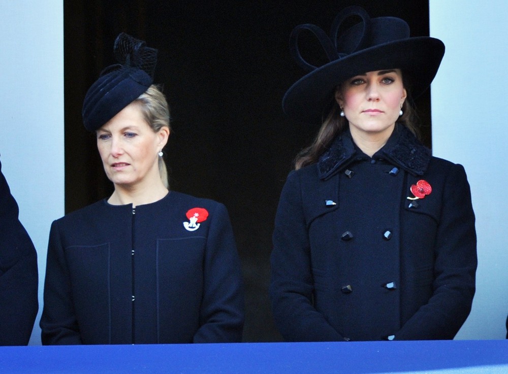 Sophie Rhys-Jones;Kate Middleton;<br>Sunday Commemorating Sacrifices of The Armed Forces