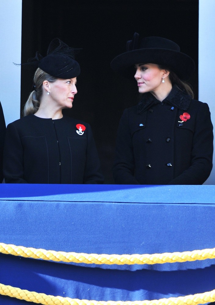 Sophie Rhys-Jones;Kate Middleton;<br>Sunday Commemorating Sacrifices of The Armed Forces