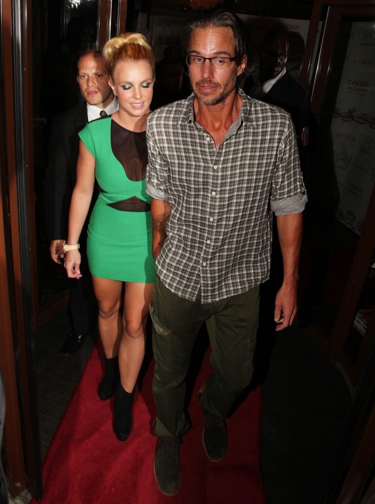 Britney Spears;Jason Trawick;<br>Britney Spears Leaving A Hotel