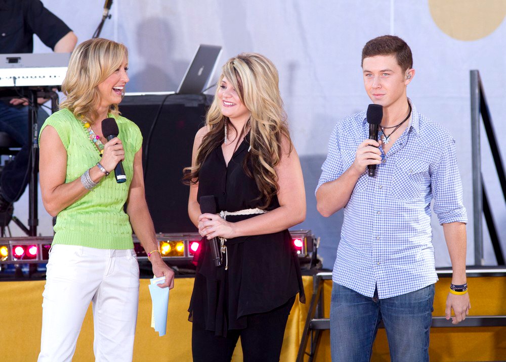 Lara Spencer;Lauren Alaina;Scotty McCreery;<br>American Idol Season 10 Cast Performs on ABC's Good Morning America as Part of Their Summer Concert