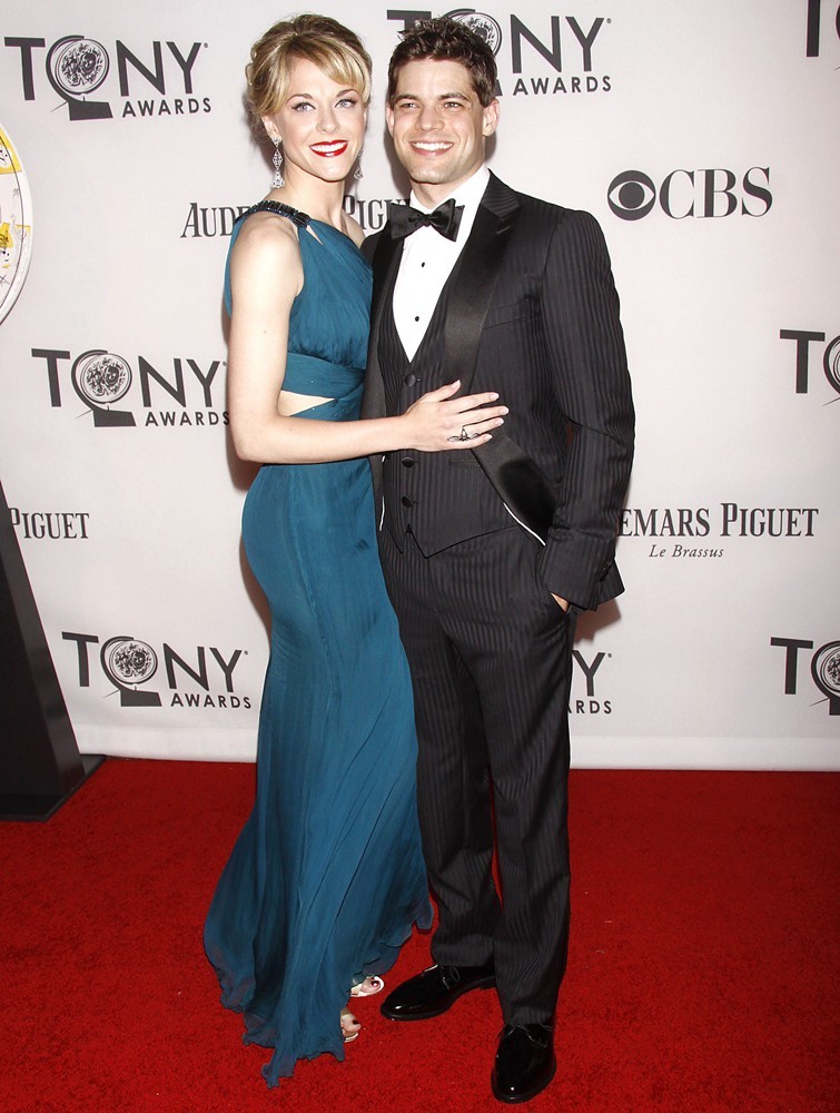 Ashley Spencer;Jeremy Jordan;<br>The 66th Annual Tony Awards - Arrivals