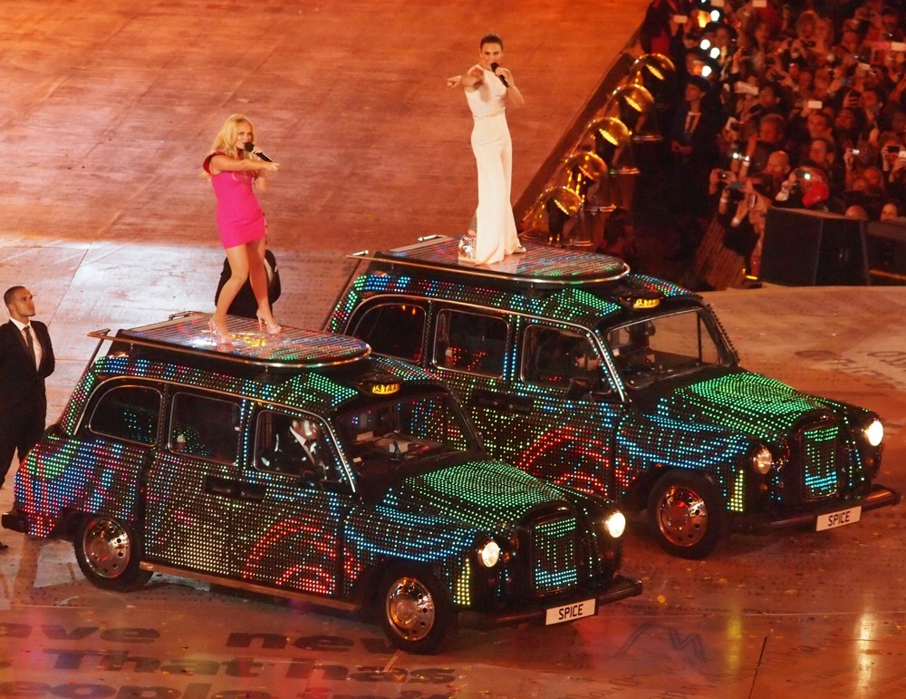 Emma Bunton;Melanie C;Spice Girls;<br>London 2012 Olympic Games - Closing Ceremony