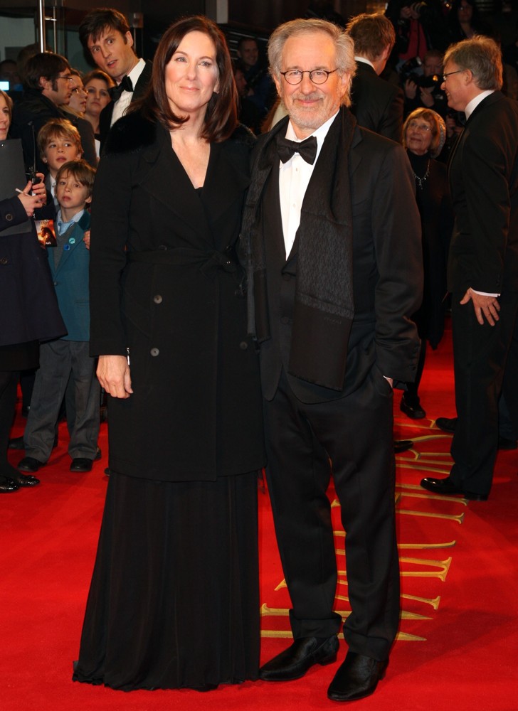 Kathleen Kennedy;Steven Spielberg;<br>War Horse - UK Film Premiere - Arrivals