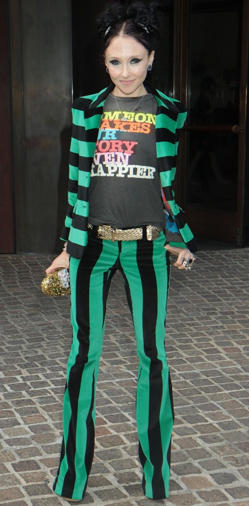Stacey Bendet;<br>The New York Screening of Sparkle - Outside Arrivals