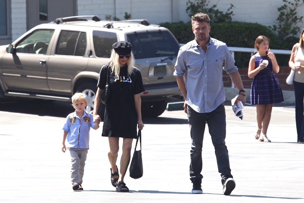 Axl Duhamel;Stacy Ferguson;Josh Duhamel;<br>Stacy Ferguson and Josh Duhamel Take Their Son to Church