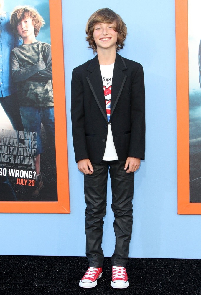 Steele Stebbins;<br>Los Angeles Premiere of Warner Bros. Pictures' Vacation - Red Carpet Arrivals