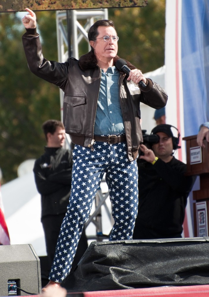 Stephen Colbert;<br>The Rally to Restore Sanity and-or Fear