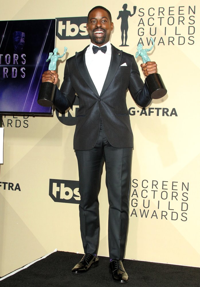 Sterling K. Brown;<br>The 24th Annual Screen Actors Guild Awards - Press Room
