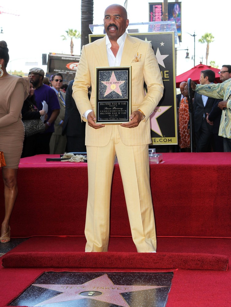 Steve Harvey;<br>Steve Harvey Is Honoured with A Star on The Hollywood Walk of Fame