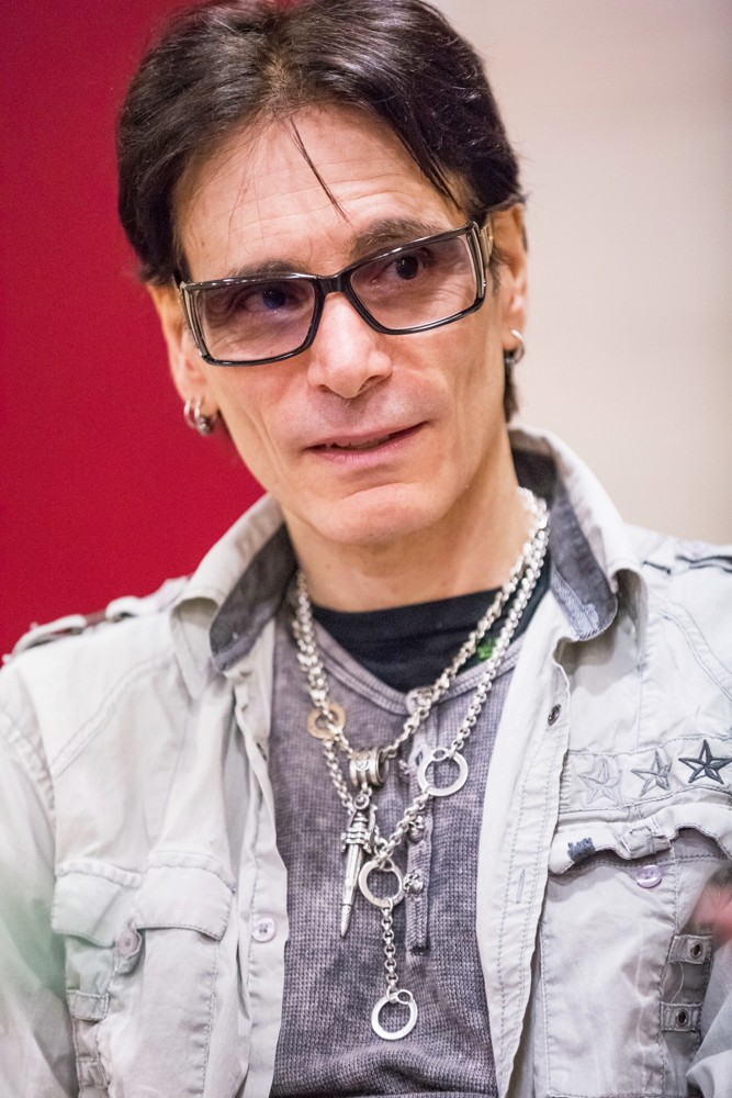 Steve Vai;<br>Steve Vai Takes Part in An Interview Ahead of His Performance
