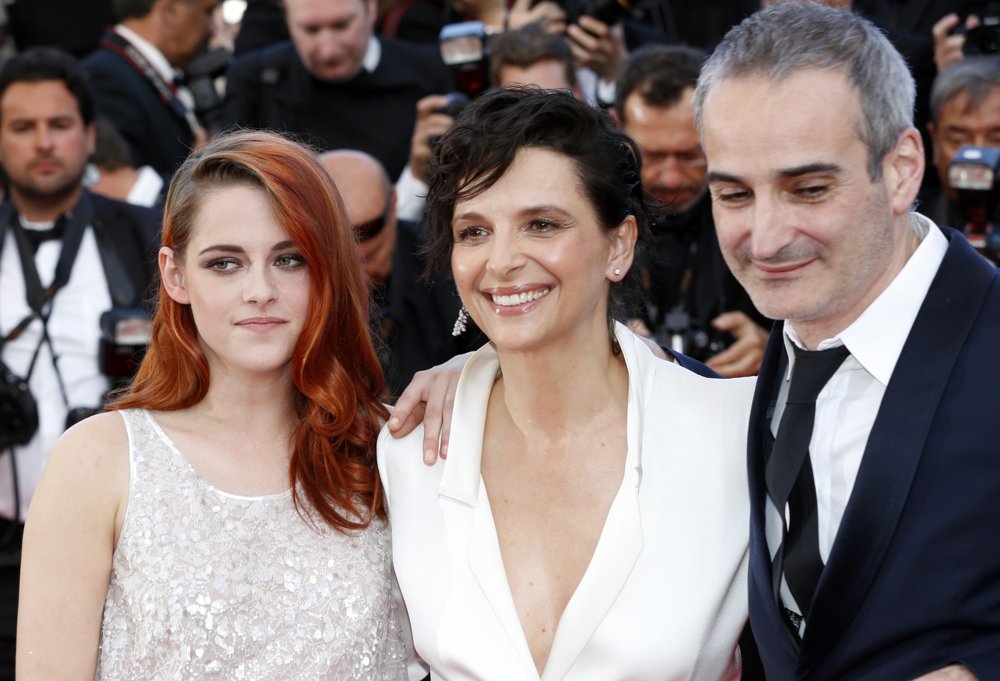 Kristen Stewart;Juliette Binoche;Olivier Assayas;<br>The 67th Annual Cannes Film Festival - Clouds of Sils Maria - Premiere Arrivals