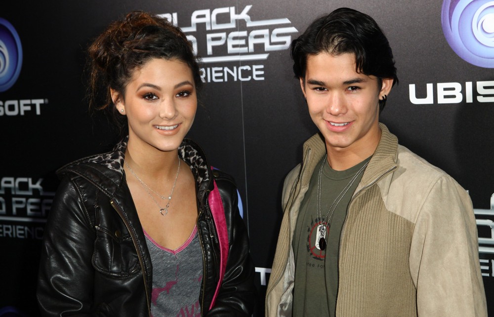 Fivel Stewart;BooBoo Stewart;<br>Black Eyed Peas Experience Launch Party Presented by Ubisoft