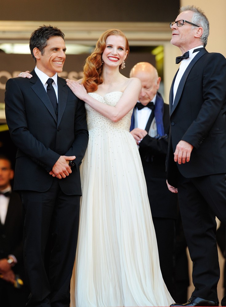Ben Stiller;Jessica Chastain;<br>Madagascar 3: Europe's Most Wanted Premiere- During The 65th Cannes Film Festival