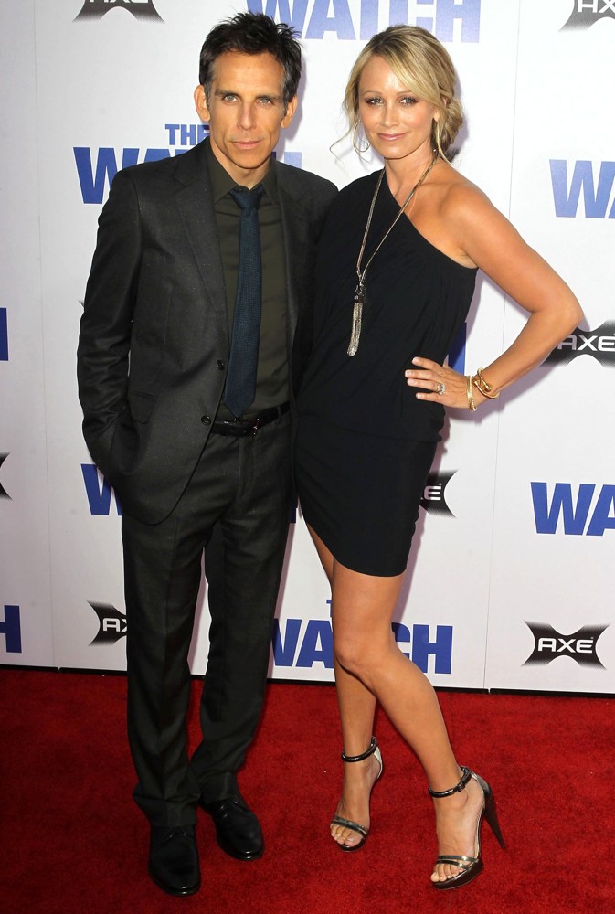 Ben Stiller;Christine Taylor;<br>Los Angeles Premiere of The Watch