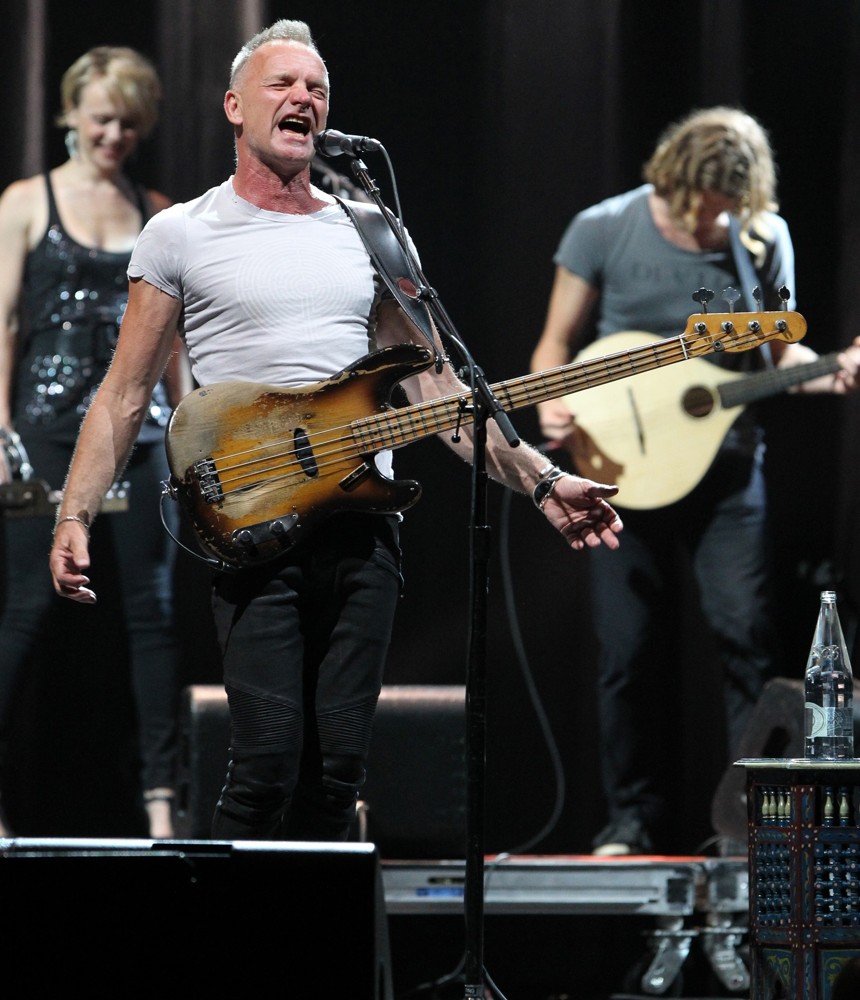 Sting;<br>Sting Performing Live