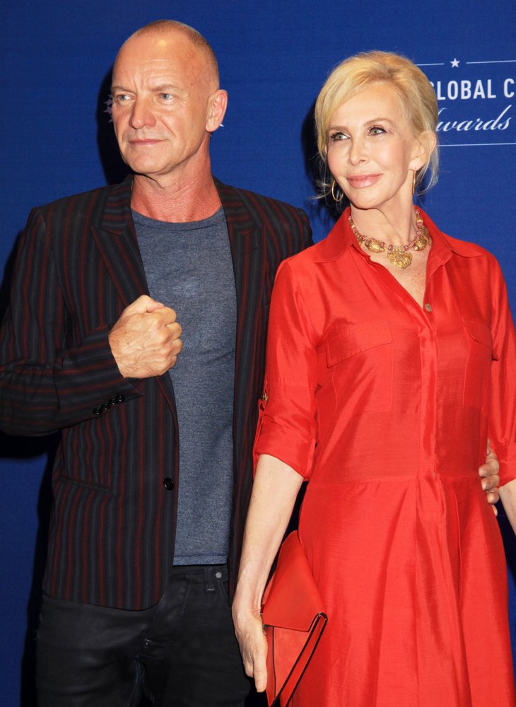 Sting;Trudie Styler;<br>8th Annual Clinton Global Citizen Awards - Arrivals