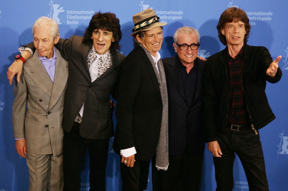 The Rolling Stones;Martin Scorsese;<br>Berlin Film Festival 2008 (Berlinale) Photocall for The Movie Shine A Light