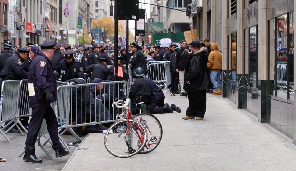 <br>Stoptheparade New York City Protest