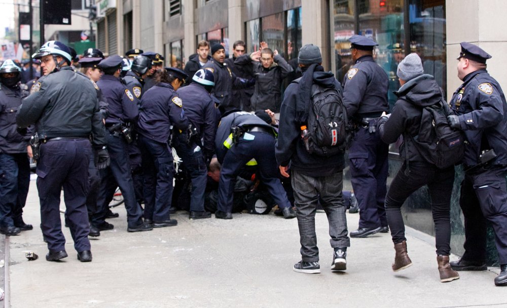 <br>Stoptheparade New York City Protest