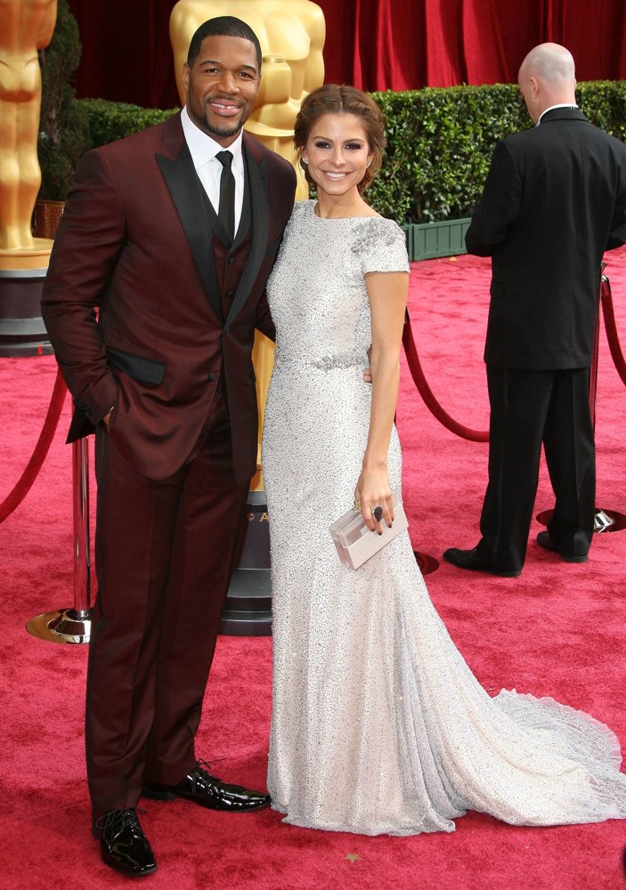 Michael Strahan;Maria Menounos;<br>The 86th Annual Oscars - Red Carpet Arrivals