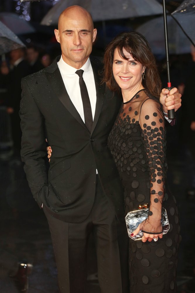 Mark Strong;Liza Marshall;<br>58th BFI London Film Festival: Opening Night - The Imitation Game Screening - Arrivals
