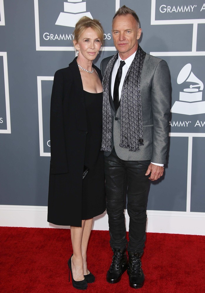 Trudie Styler;Sting;<br>55th Annual GRAMMY Awards - Arrivals